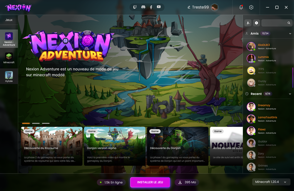 Nexion: Adventure - Launcher
